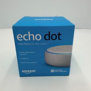 Amazon Echo Dot Speaker Alexa Voice Controlled Bluetooth Wifi- NEW